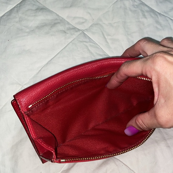 EUC  Coach pebbled leather tri fold snap wallet - Picture 9 of 11